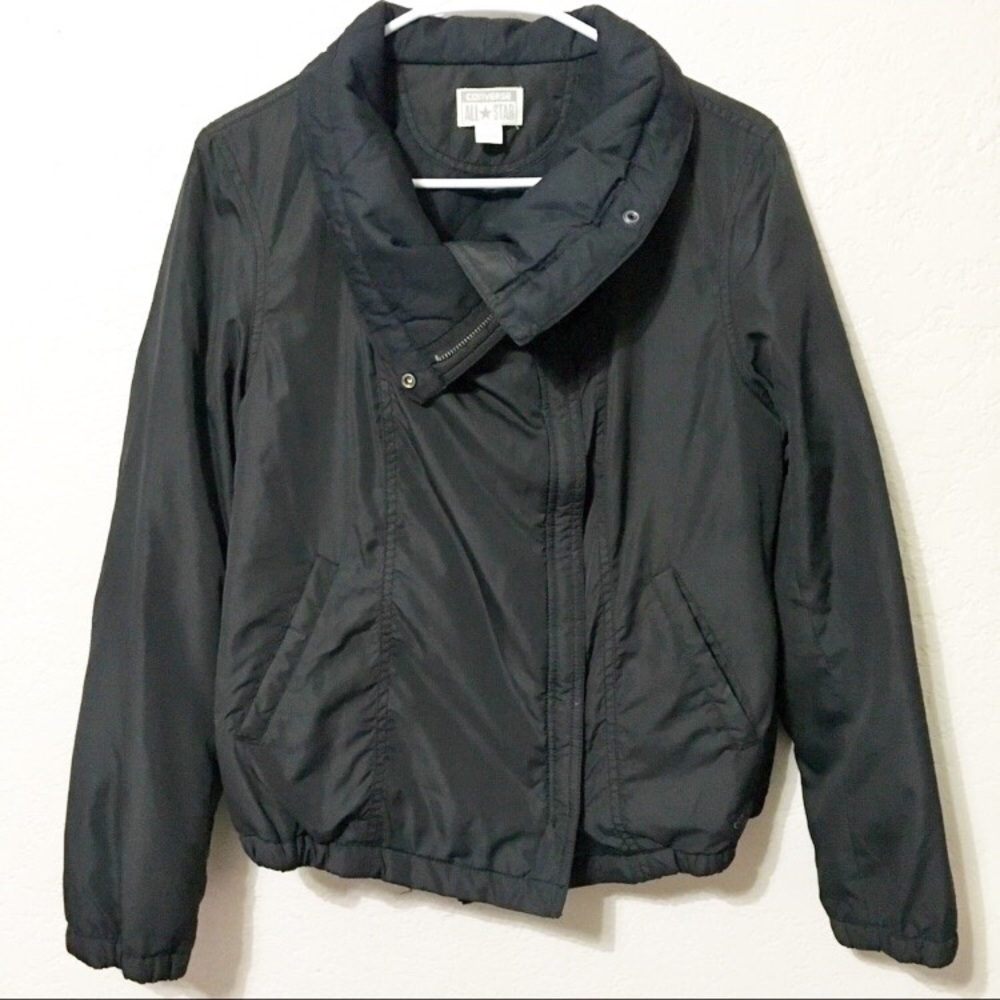 Converse All Star | Black Bomber Jacket